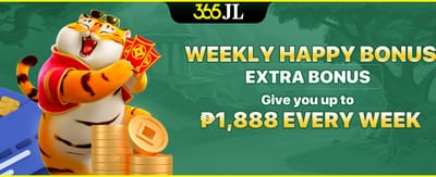 Weekly Happy Bonus - Get up to ₱1,888